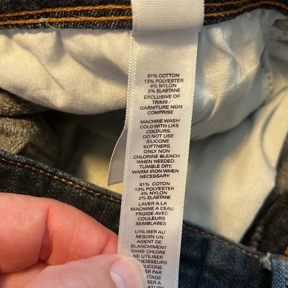 Du/Er Fleece Lined Relaxed Jeans Size 36 - Picture 13 of 14